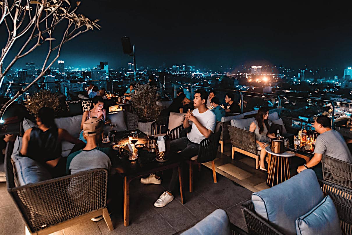 HighGround Skybar in Phnom Penh