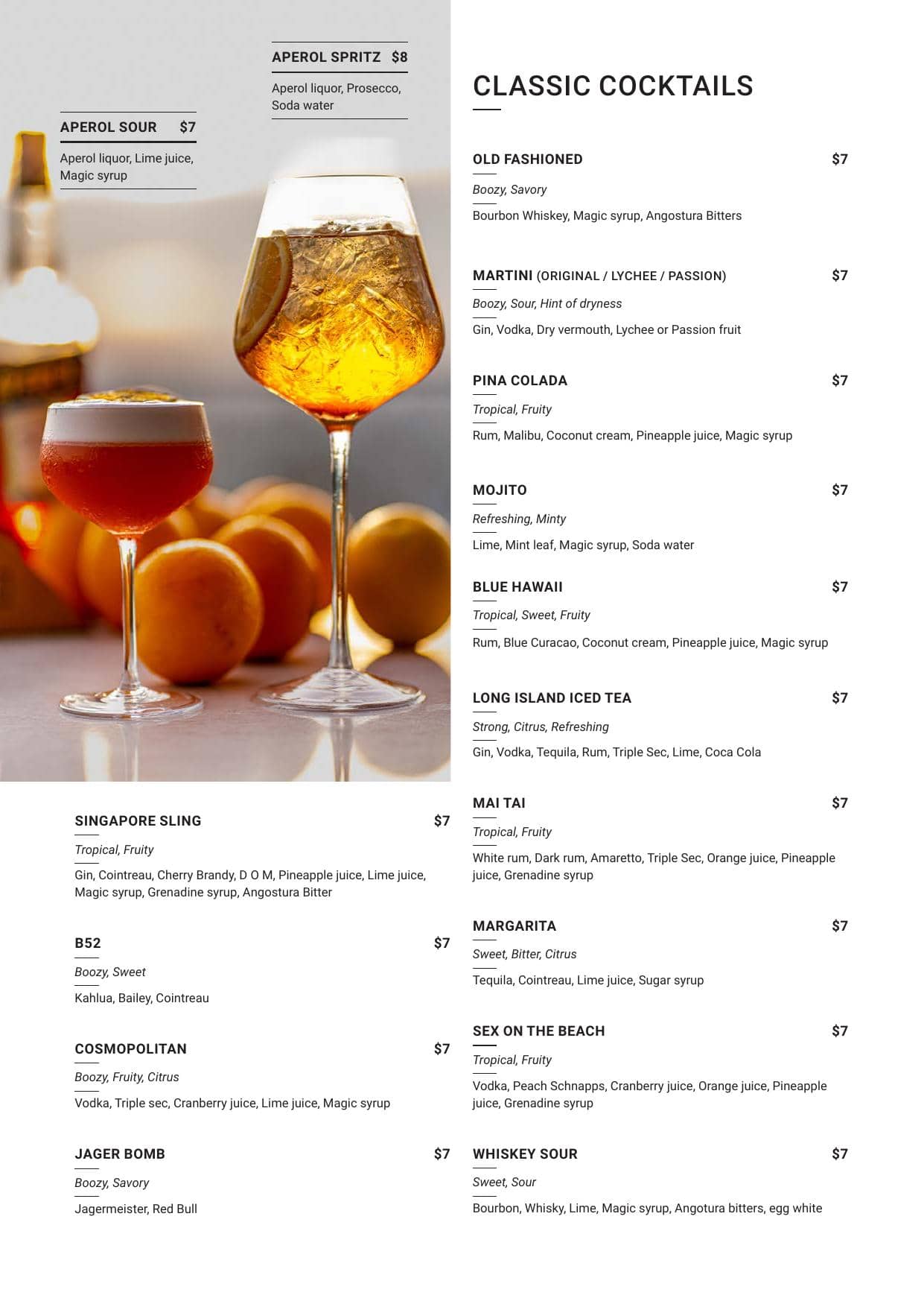 Classis Cocktails