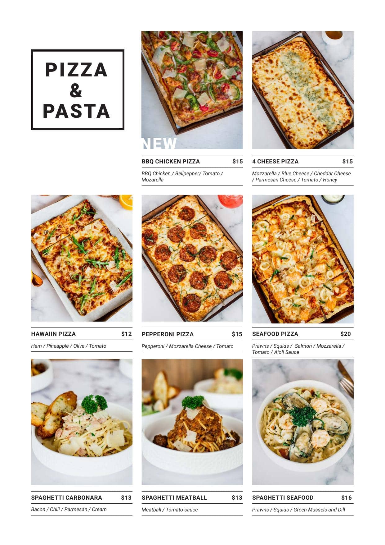 Pizza & Pasta